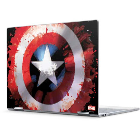 Marvel Captain America Star Shield Pixelbook Skin
